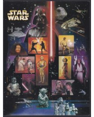 F-EX54052 USA US MNH 2007 STAR WORLD MOVIE SPACE SHEET.
