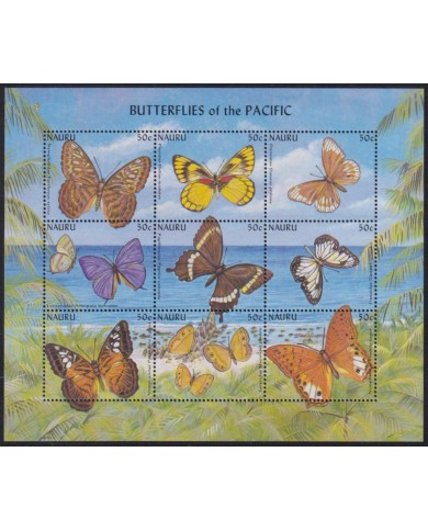 F-EX54170 NAURU MNH 2008 BUTTERFLIES PAPILLONS MARIPOSAS INSECTS.