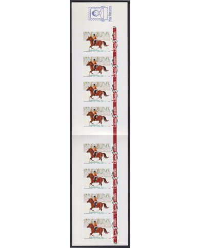 F-EX54193 ALAND MNH 2008 FAUNA BOOKLED HORSE RIDING.