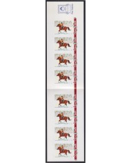 F-EX54193 ALAND MNH 2008 FAUNA BOOKLED HORSE RIDING.