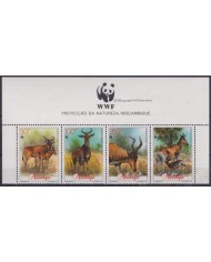 F-EX54718 MALI MNH 1991 WWF WILDLIFE VACA DO MATO ANTELOPE.