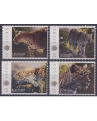 F-EX54750 NEVIS MNH 2011 WILDLIFE TIGER LEOPARD FELINE.
