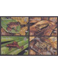 F-EX54753 SEYCHELLES MNH 2003 WWF WILDLIFE FROG.