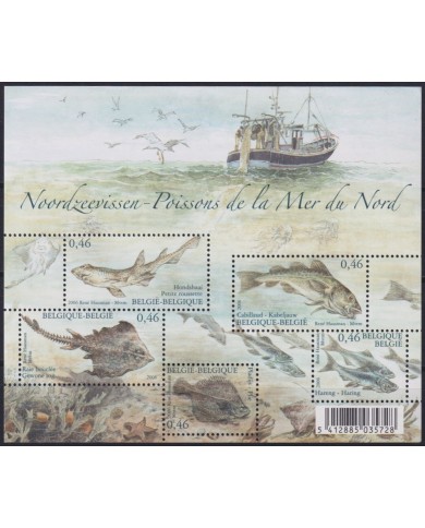 F-EX53159 BELGIUM MNH 2006 MARINE NORTH SEA WILDLIFE FISHING SEA.