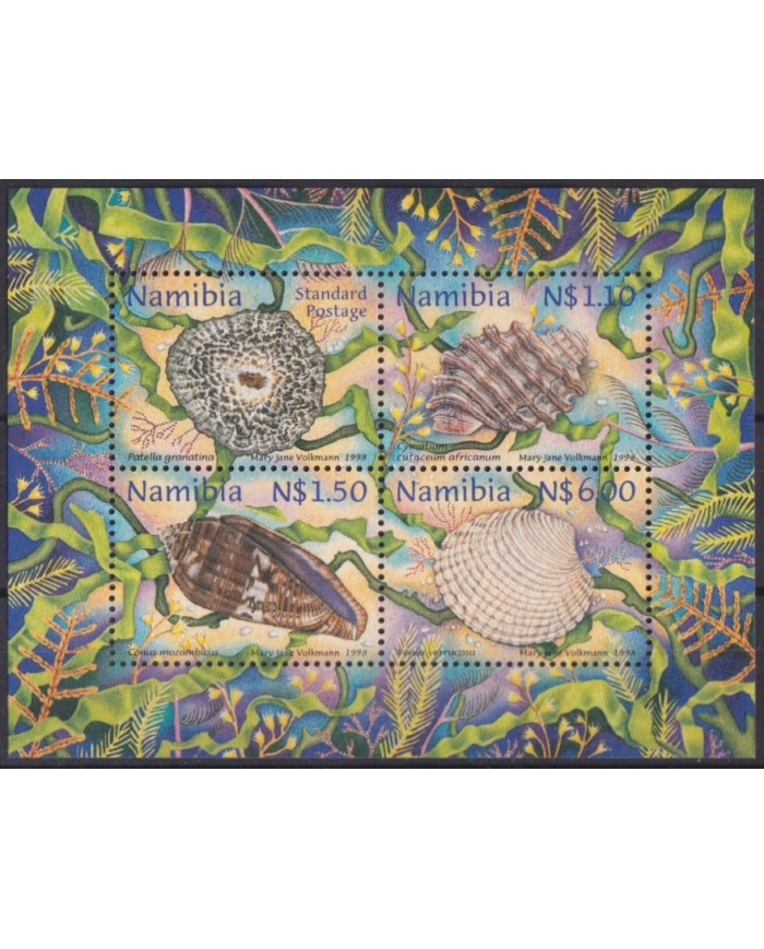 F-EX54769 NAMIBIA MNH 1998 MARINE WILDLIFE SHELL SNAIL.