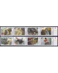 F-EX54142 TONGA MNH 2013 MARINE WILDLIFE SEA TROPICAL FISH CORAL REEF TURTLE.