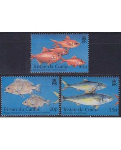 F-EX54470 TRISTAN DA CUNHA MNH 2002 MARINE WILDLIFE SEA FISHING INDUSTRY FISH.