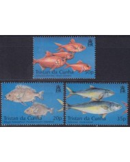 F-EX54470 TRISTAN DA CUNHA MNH 2002 MARINE WILDLIFE SEA FISHING INDUSTRY FISH.