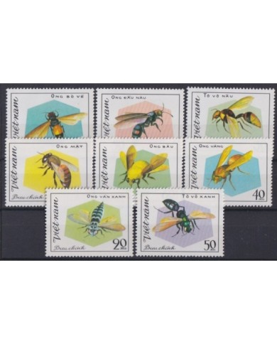 F-EX18680 VIETNAM MNH 1982 INSECTS WASP BEE ABEJAS INSECTOS ENTOLOMOGIA.