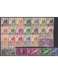 F-EX49014 AFRIQUE OCCIDENTALE FRANCE COLONIES STAMPS LOT.