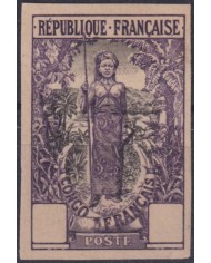 F-EX49142 FRANCE CONGO 1900 PROOF BAKALOUS WOMAN INDIGENOUS WITHOUT VALUE.