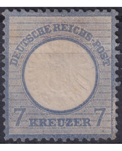 F-EX49147 GERMANY 1872 7 kr UNUSED NO GUM GREAR COAT +50€.