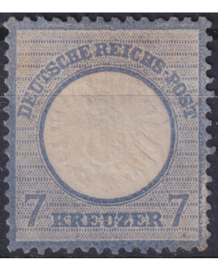 F-EX49147 GERMANY 1872 7 kr UNUSED NO GUM GREAR COAT +50€.