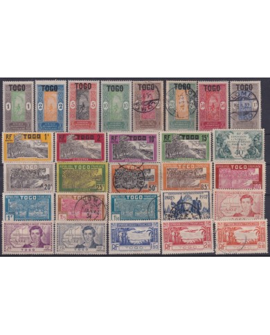 F-EX49369 TOGO FRANCE COLONIES STAMP LOT.