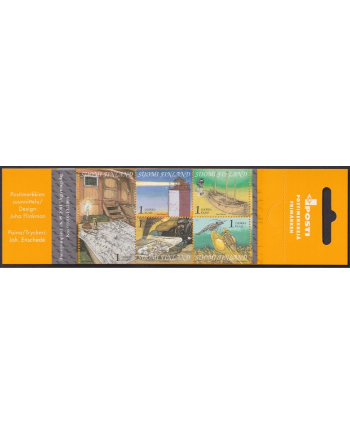 F-EX54673 FINLAND MNH 2001 WRECK OF ST MIKAEL SHIP BARCOS SAILBOAT.