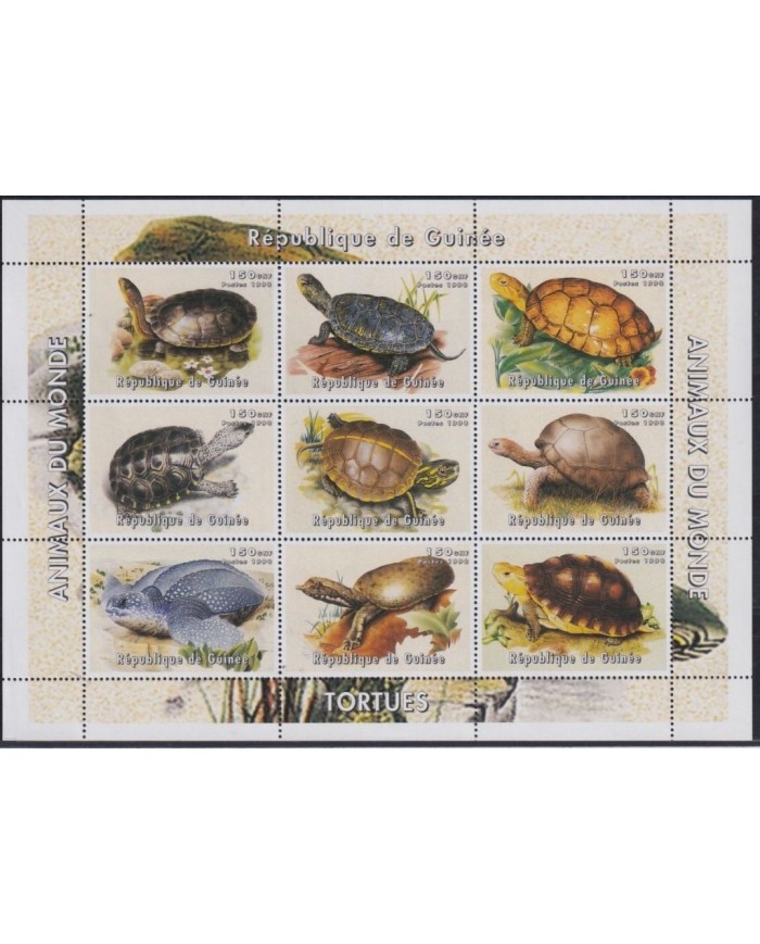 F-EX18754 GUINEE GUINEA MNH 1998 TORTUGAS TORTLE TORTUGAS SPECIAL SHEET.