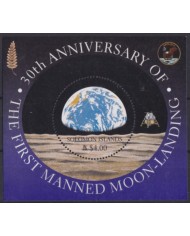 F-EX54961 SOLOMON IS MNH 1999 30th ANNIV FIRST MANNED MOON SPACE COSMOS.