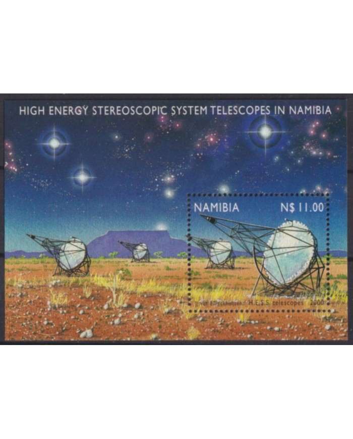 F-EX54955 NAMIBIA MNH 2008 ENERGY STEREOSCOPIC TELESCOPES ASTRONOMY.