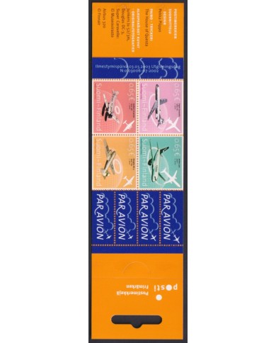 F-EX55110 SOUMI FINLAND FINLANDIA MNH 2003 BALLON AVION AIRPLANE BOOKLED.