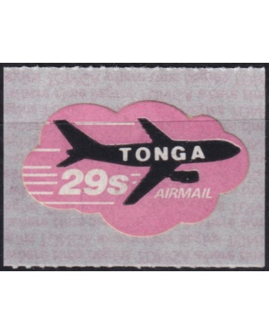 F-EX54487 TONGA MNH 1982 AIRMAIL ADHESIVE 29s AVION AIRPLANE.