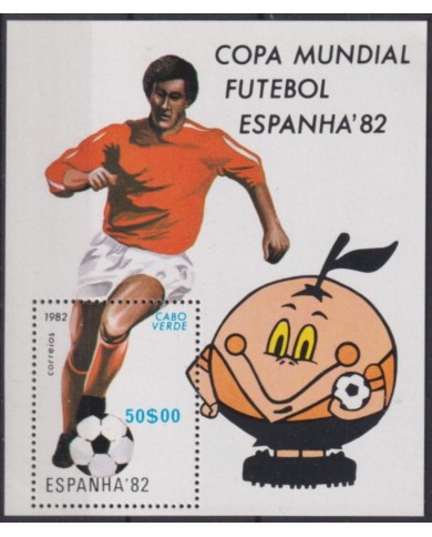 F-EX54969 CABO VERDE MNH 1982 WORLD SOCCER FOOTBALL CUP SPAIN.