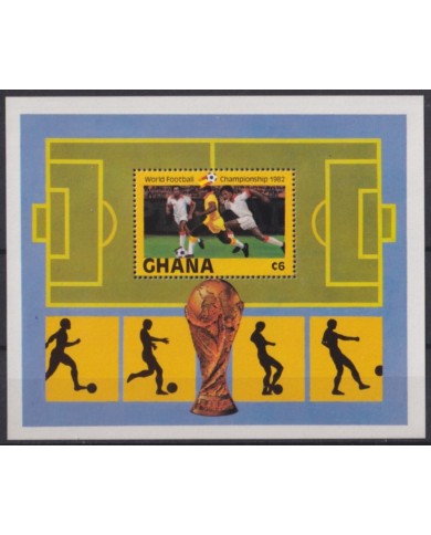 F-EX54962 GHANA MNH 1982 SOCCER WORLD CUP SPAIN FUTBOL FOOTBALL.