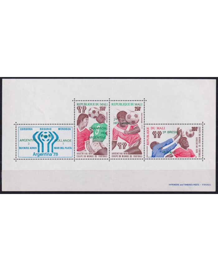 F-EX54251 MALI MNH 1978 ARGENTINA SOCCER FOOTBALL WORLD CHAMPIONSHIP WINNER.