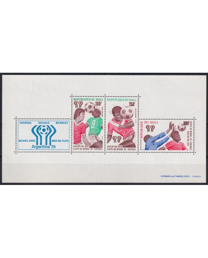 F-EX54250 MALI MNH 1978 ARGENTINA SOCCER FOOTBALL WORLD CHAMPIONSHIP.