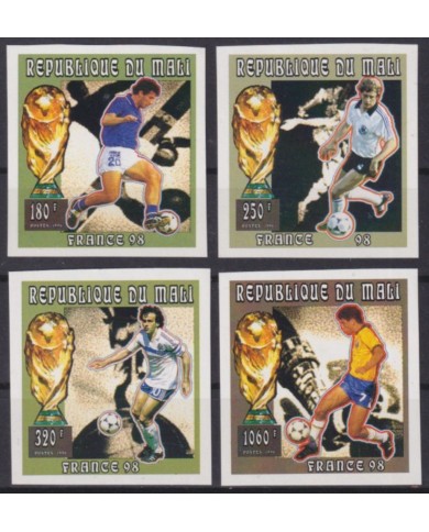 F-EX54971 MALI MNH 1997 IMPERF SOCCER FUTBOL FOOTBALL WORLD CHAMPIONSHIP.