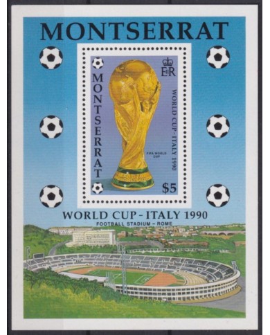 F-EX54973 MONTSERRAT MNH 1990 SOCCER FUTBOL FOOTBALL CHAMPIONSHIP.