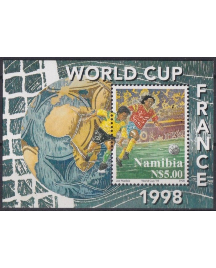 F-EX54974 NAMIBIA MNH 1998 SOCCER FUTBOL FOOTBALL CHAMPIONSHIP.