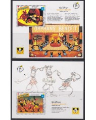 F-EX55022 ST VINCENT MNH 1993 DISNEY CARTOON MOVIE ORPHANT BENEFIT GOOFY.