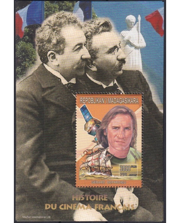 F-EX18786 MADAGASCAR  MNH 1999 CINEMA MOVIE GERARD DEPARDIEAU.