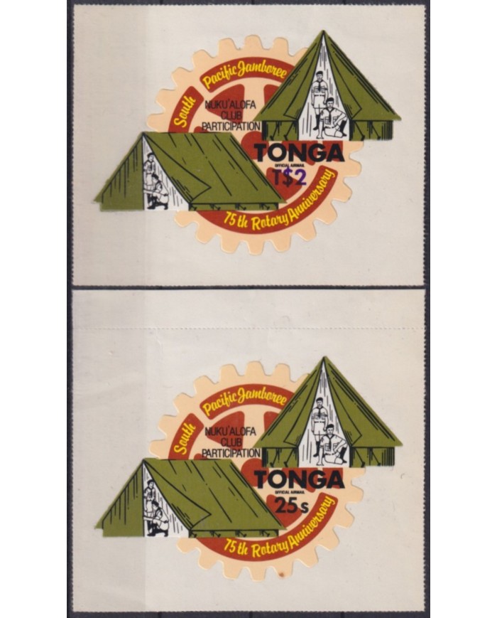 F-EX54492 TONGA MNH 1980 SOUTH PACIFIC JUBILEE BOYS SCOUT 75th ANNIV ROTARY CLUB.