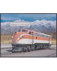 F-EX54993 CONGO MNH 1999 CLASSIC LOCOMOTIVE RAILROAD TRAIN FERROCARRIL.