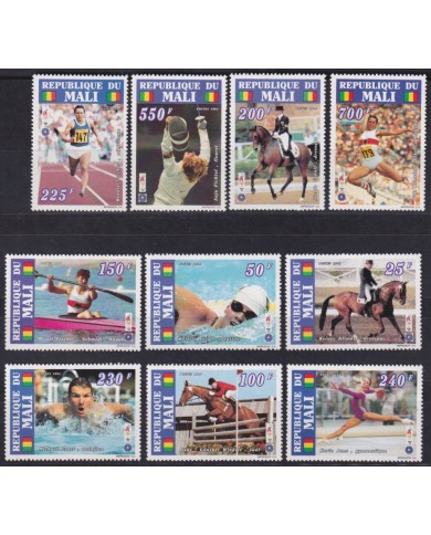 F-EX55014 MALI MNH 1995 OLYMPIC GAMES ATLANTA SWIMMING FENCING EQUESTRIAN ATHLETISM.