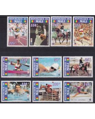 F-EX55014 MALI MNH 1995 OLYMPIC GAMES ATLANTA SWIMMING FENCING EQUESTRIAN ATHLETISM.