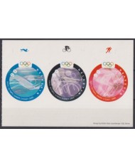 F-EX55104 SWITZERLAND MNH 2000 OLYMPIC GAMES SYDNEY ATHLETISM CYCLING.
