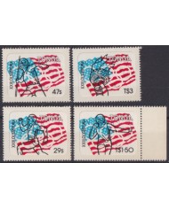 F-EX54502 TONGA MNH 1984 ADHESIVE OLYMPIC GAMES LOS ANGELES ATHLETISM.