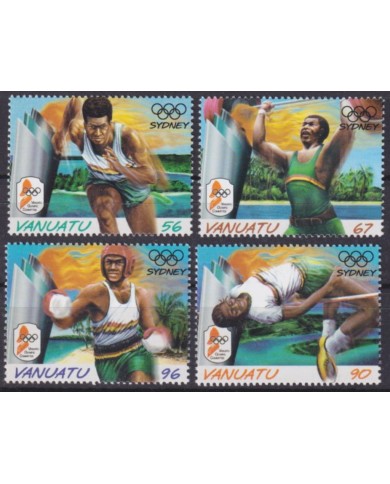 F-EX55106 VANUATU MNH 2000 OLYMPIC GAMES SYDNEY ATHLETISM BOXING.