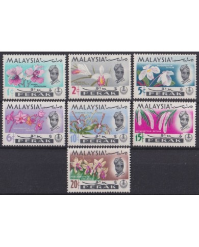 F-EX54933 MALAYSIA PERAK MNH 1965 FLOWER FLORES ORCHID ORQUIDEAS.