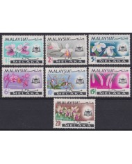 F-EX54930 MALAYSIA MELACCA MNH 1965 FLOWER FLORES ORCHID ORQUIDEAS.