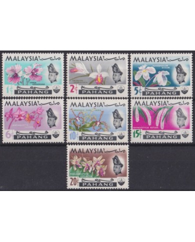 F-EX54934 MALAYSIA PAHANG MNH 1965 FLOWER FLORES ORCHID ORQUIDEAS.