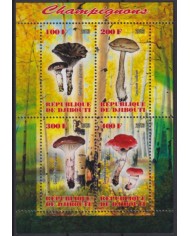 F-EX54868 DJIBOUTI MNH 2013 MUSHROOMS FLOWER FLORES ORCHID ORQUIDEAS.