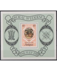 F-EX54390 ANTIGUA MNH 1981 ROYAL WEDDING LADY DIANA.