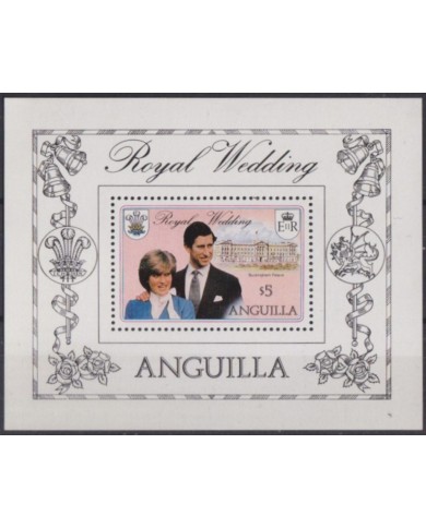 F-EX54381 ANGUILLA MNH 1981 ROYAL WEDDING LADY DIANA.