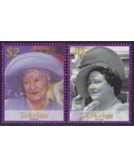 F-EX54475 TOKELAU MNH 2002 ROYAL FAMILY QUEEN MOTHER.