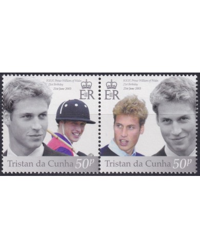 F-EX54468 TRISTAN DA CUNHA MNH 2003 ROYAL FAMILY BIRTHDAY OF PRINCE WILLIAM.