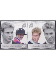 F-EX54468 TRISTAN DA CUNHA MNH 2003 ROYAL FAMILY BIRTHDAY OF PRINCE WILLIAM.