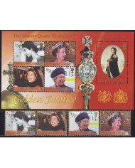 F-EX53190 TRISTAN DA CUNHA MNH 2003 ROYAL FAMILY GOLDEN JUBILEE OF QUEEN ELIZABETH.